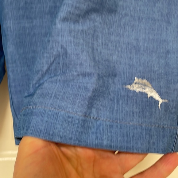 TOMMY BAHAMA Blue Floral Cayman Waterline 9" Board Shorts Men’s Size 40 - Picture 4 of 9